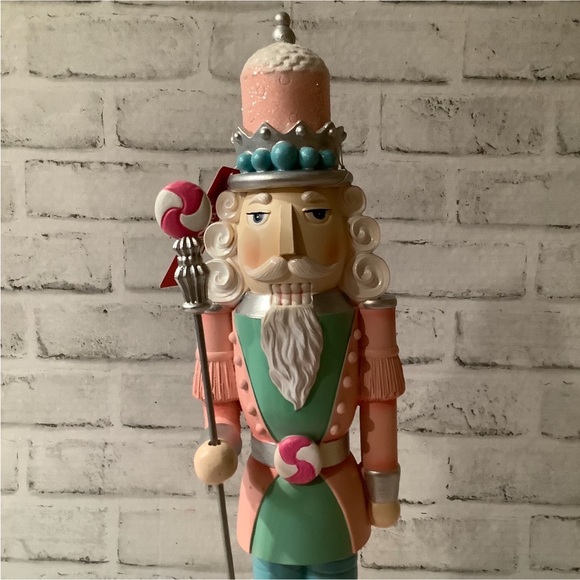 Peppermint Square 18” Pastel Nutcracker Decor - Picture 2 of 6
